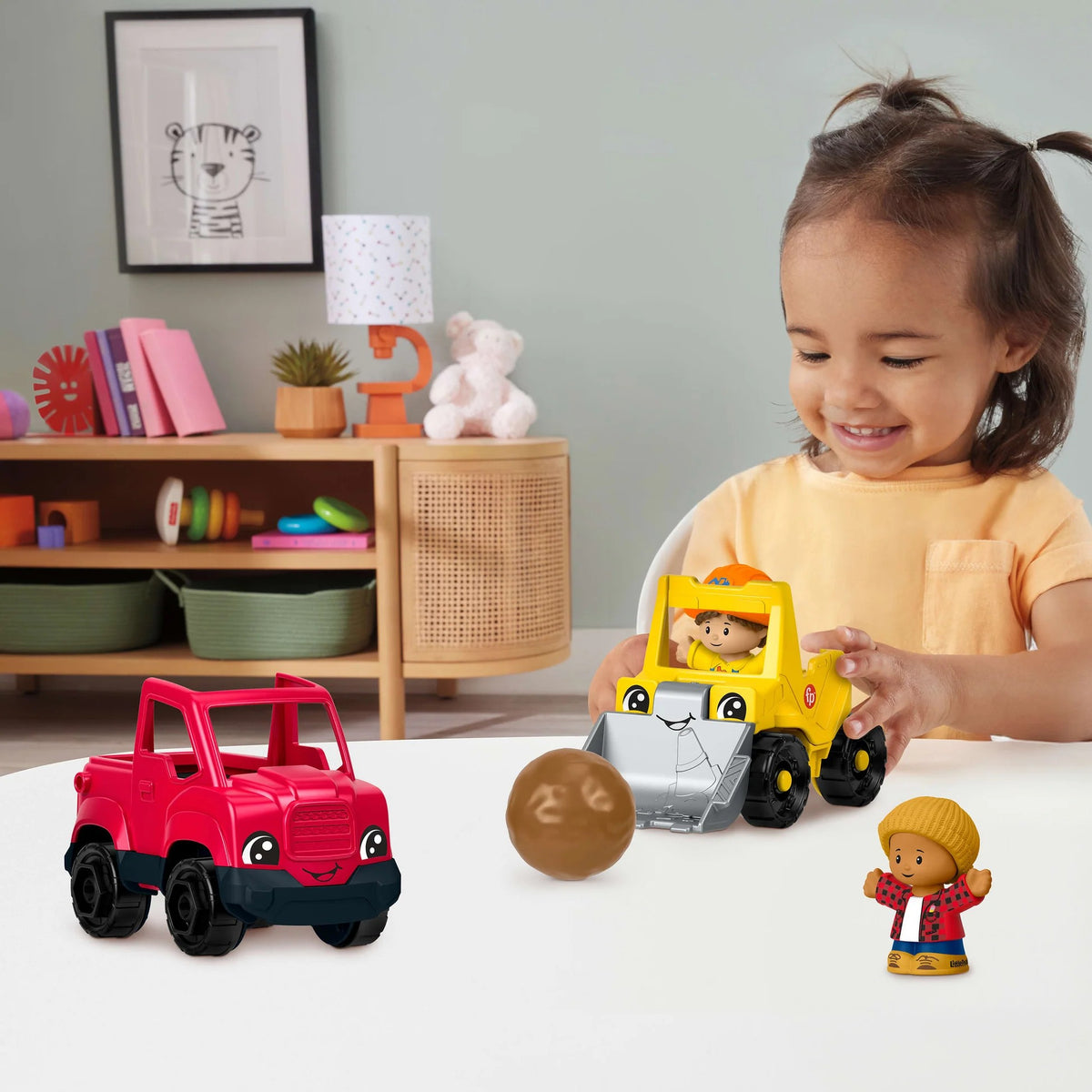Fisher-Price - Little People Work Around Town Vehicle Set - Mattel