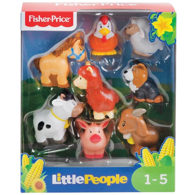 Fisher-Price - Little People Farm Animal Friends 8-Piece Figure Set - Mattel