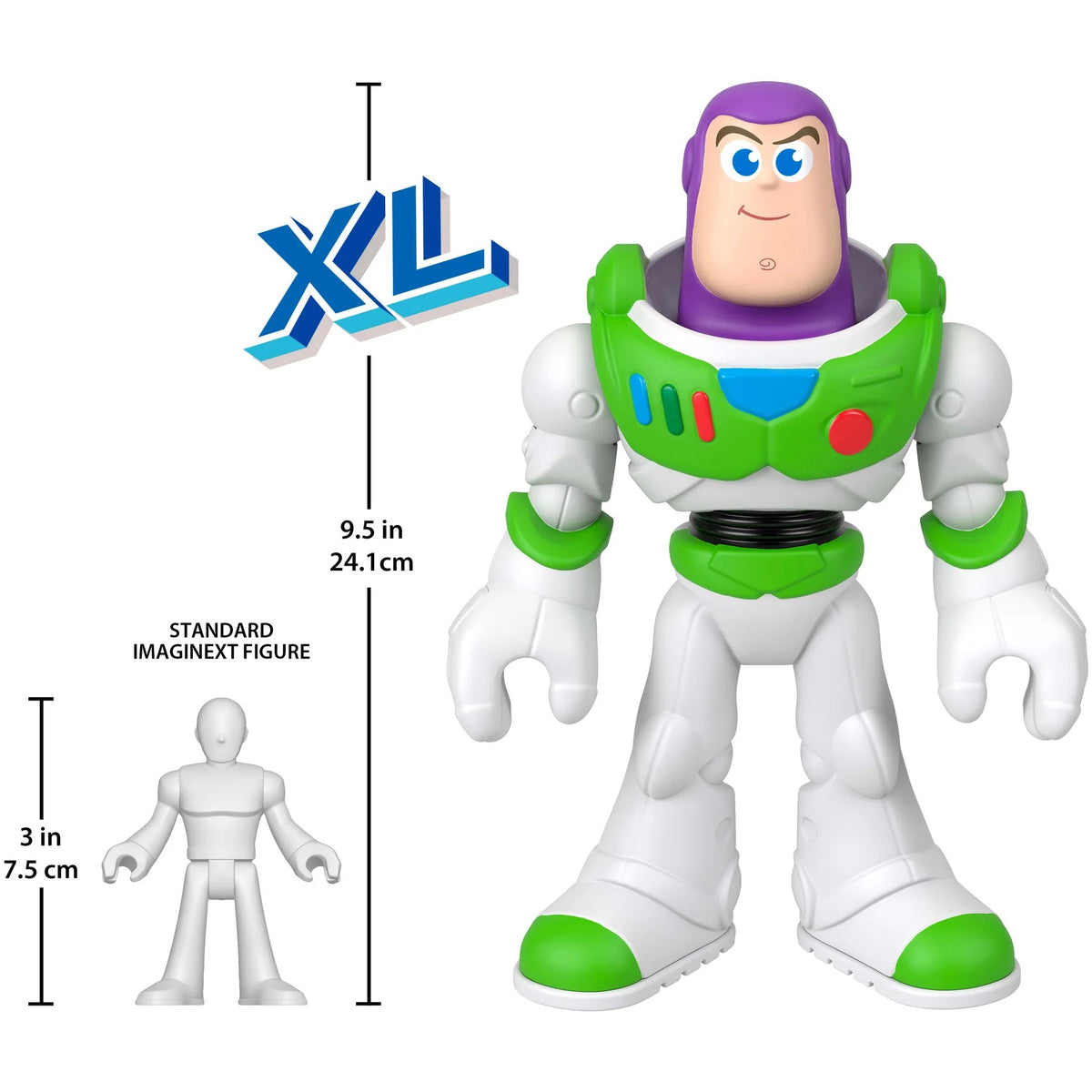 Fisher-Price - Imaginext Toy Story XL 9-Inch Buzz Lightyear Action Figure - Mattel