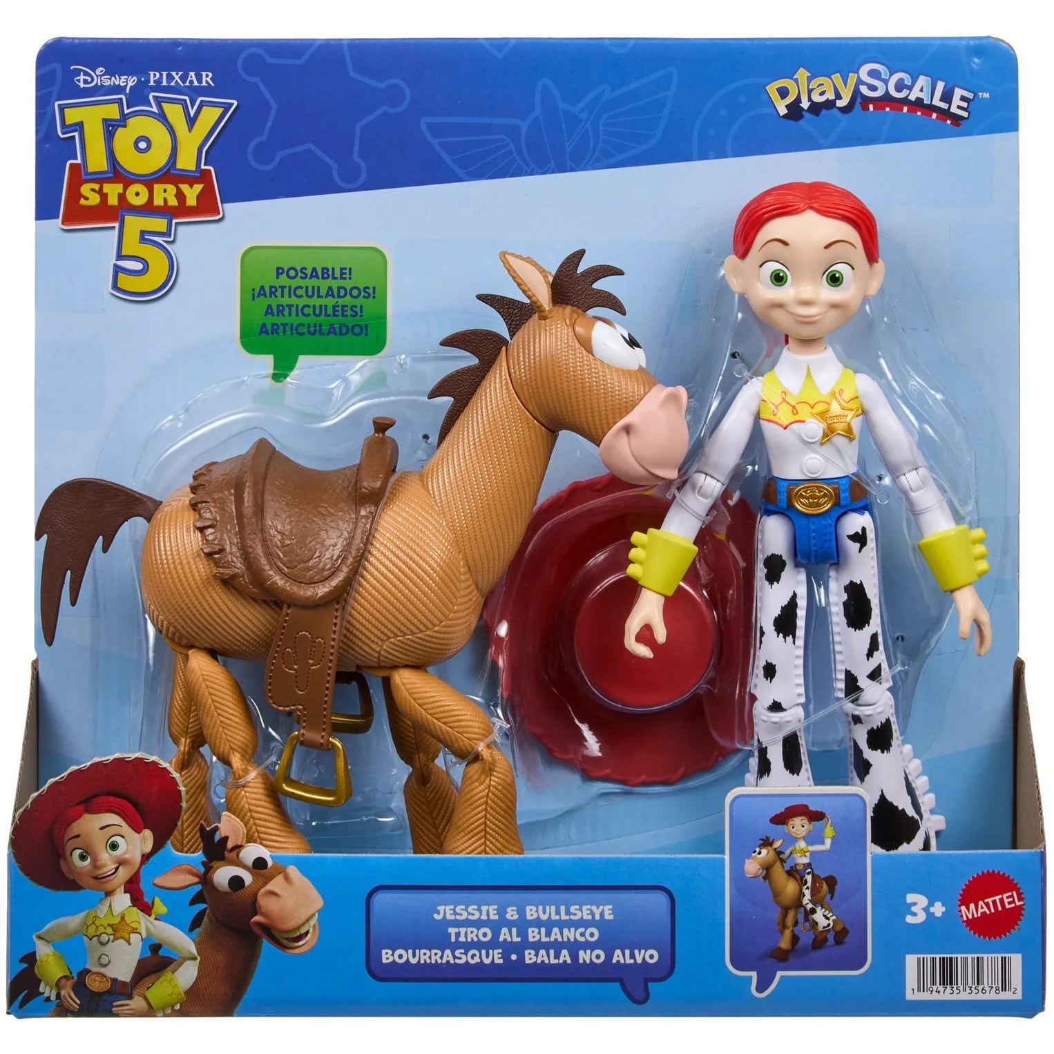 Disney Pixar - Toy Story 5 Jessie & Bullseye Figure 2 Pack - Mattel