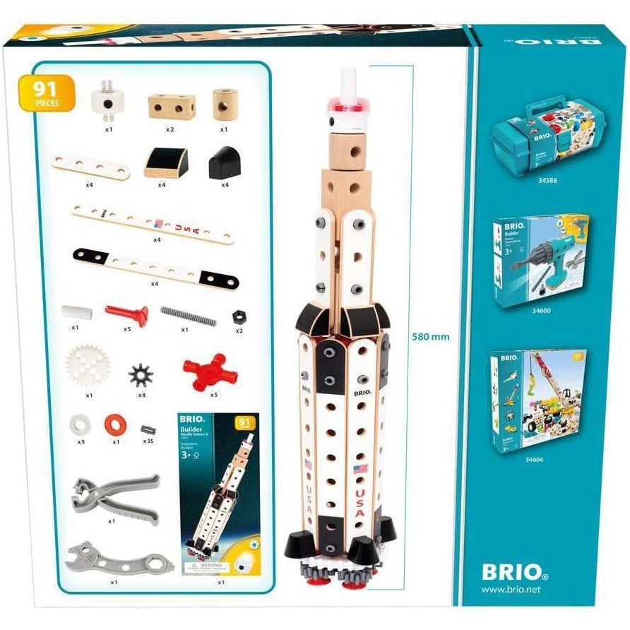 BRIO -  Builder - Apollo Saturn V Set 91 Pieces