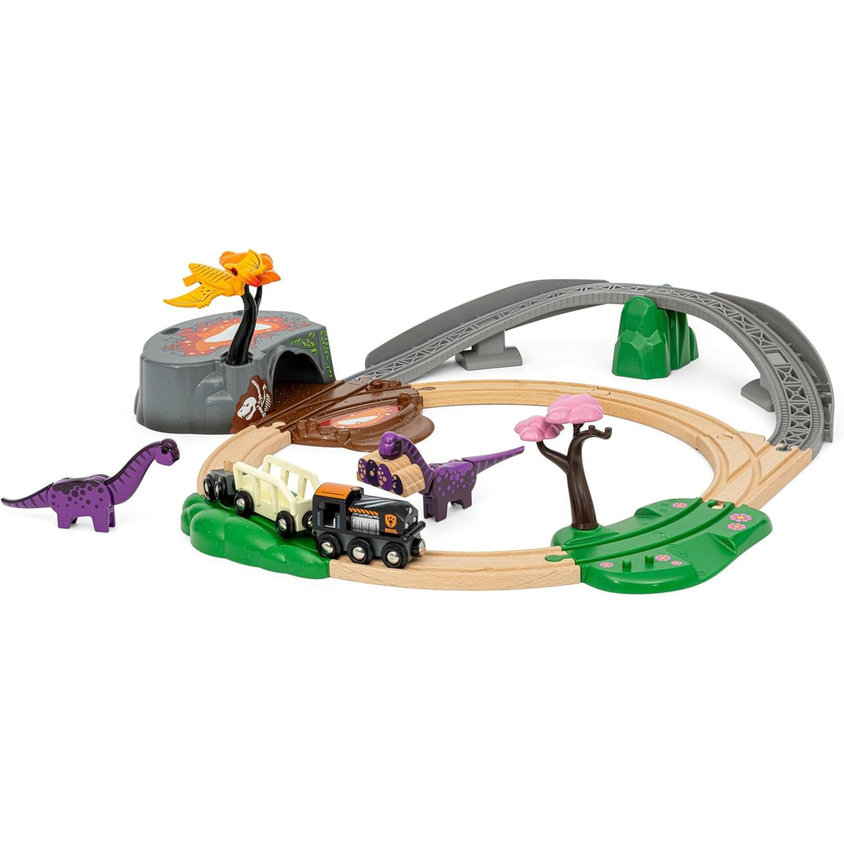 BRIO World - Train Set Dinosaur Adventure Set 21 Pieces