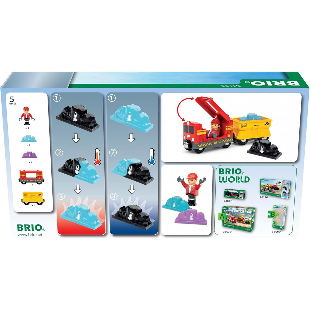 BRIO World - Train Set Cargo Gemstone Set 14 Pieces