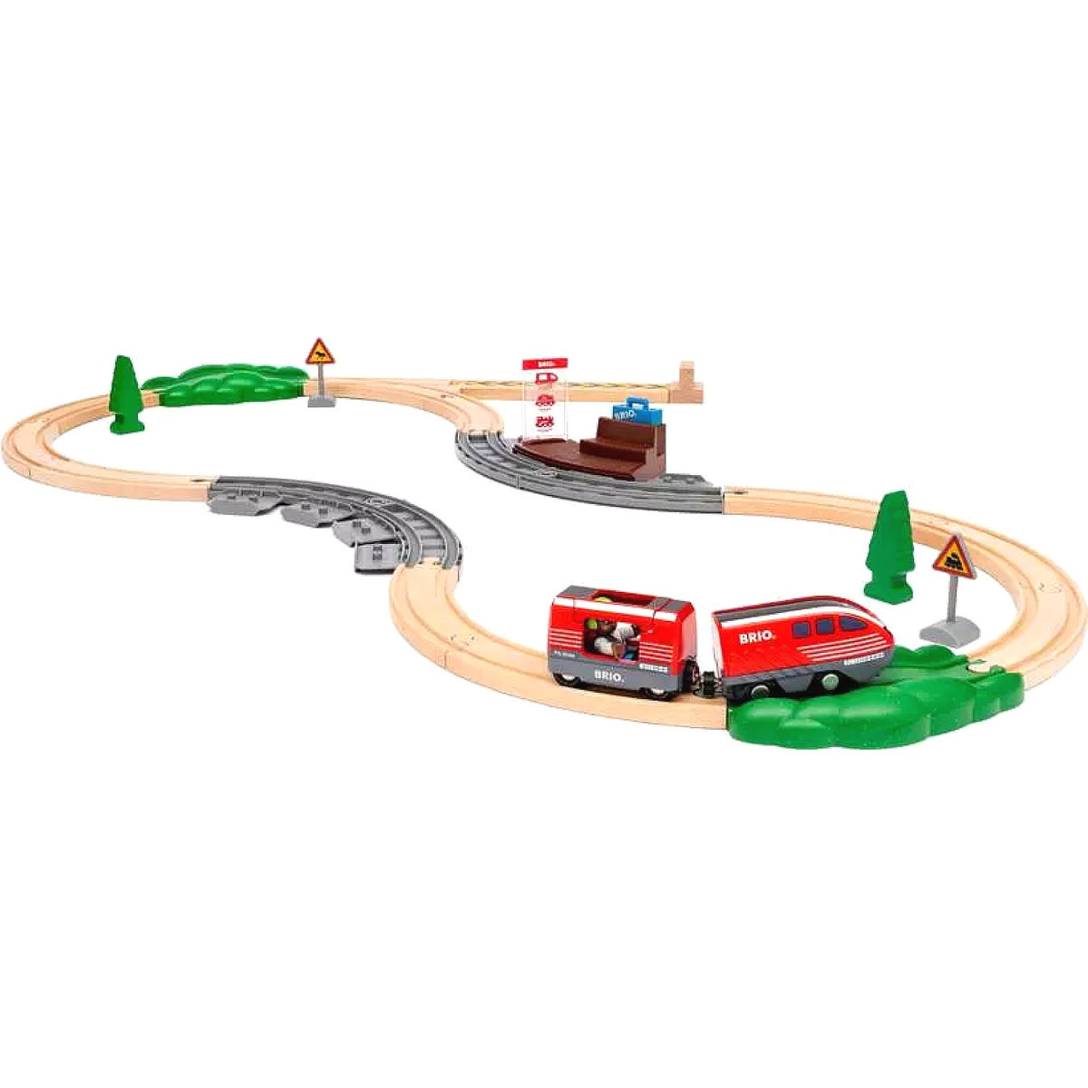 BRIO World - Pull Back Train Set 28 Pieces