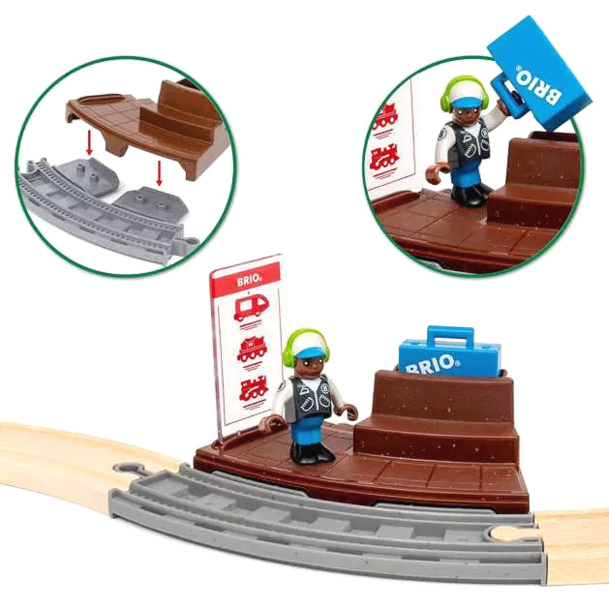 BRIO World - Pull Back Train Set 28 Pieces