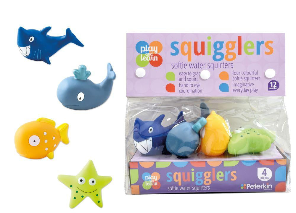 Play And Learn - Squigglers Water Squirters Sea Creatures