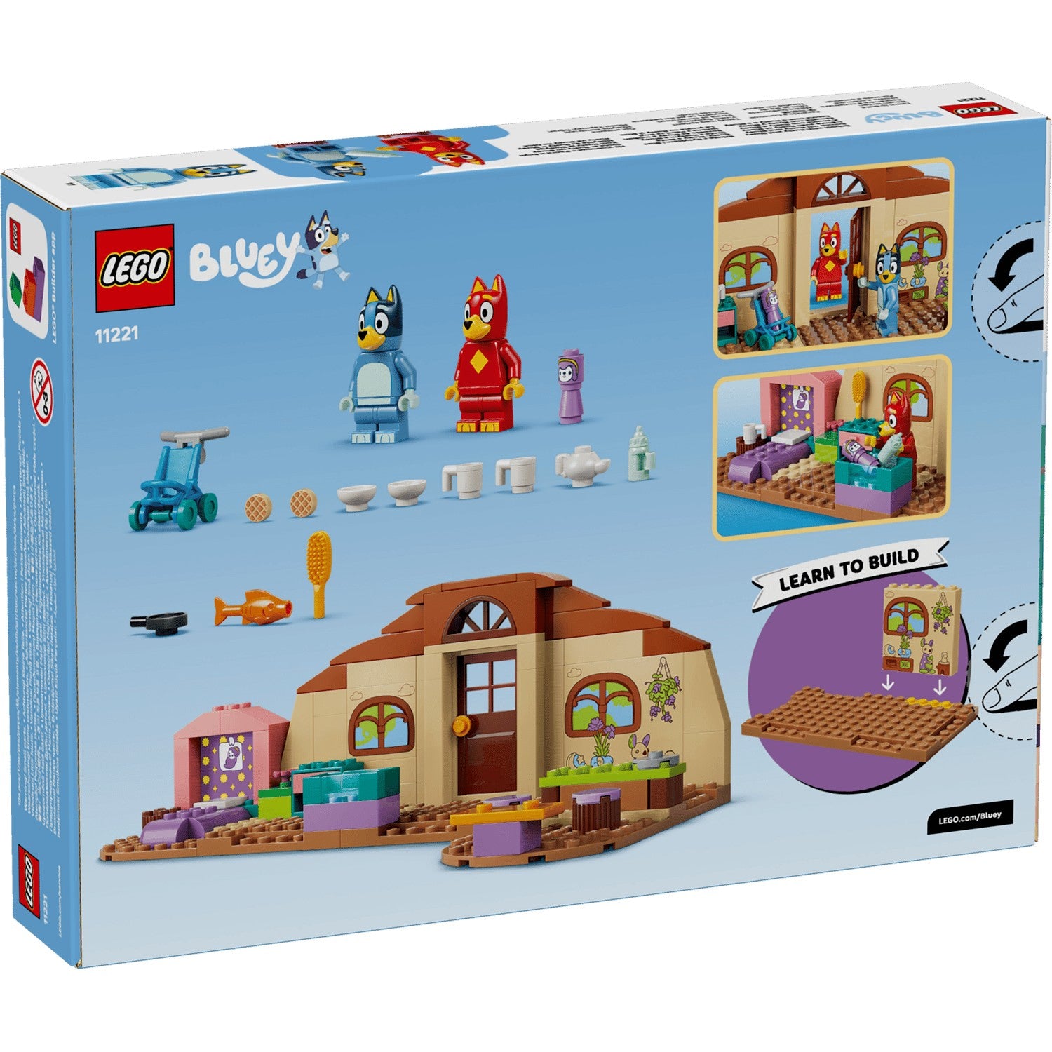 LEGO® 11221 School with Rusty and Bluey - Bluey 4+