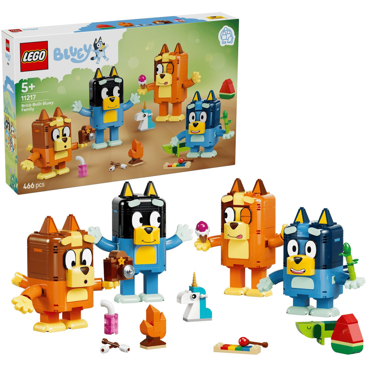 LEGO® 11217 Brick-Built Bluey Family - Bluey