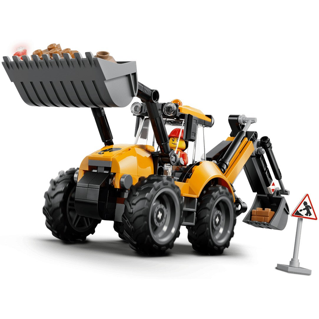 LEGO® 60480 Yellow Backhoe Loader - City