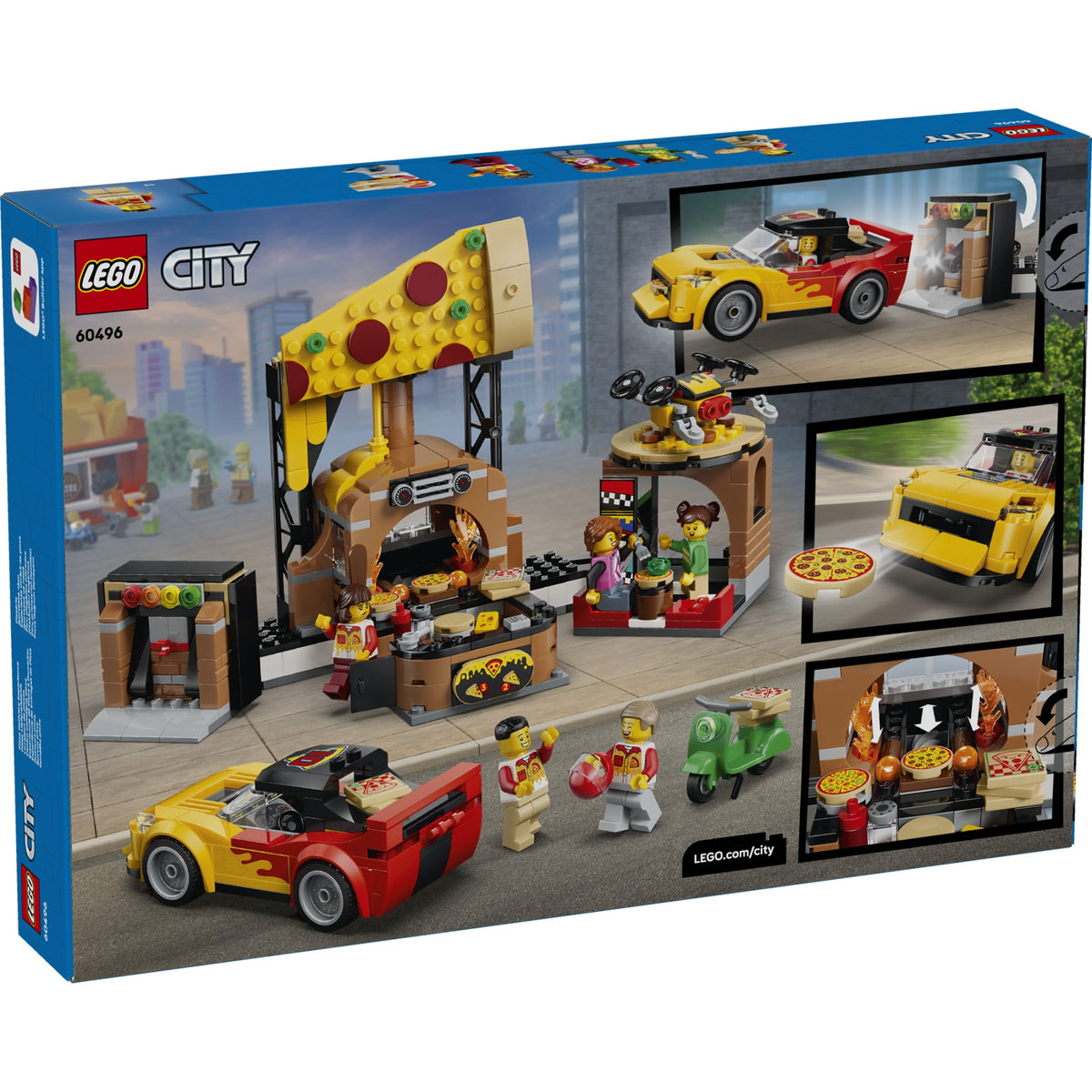 LEGO® 60496 Pizza Delivery Experience with Vehicles - City