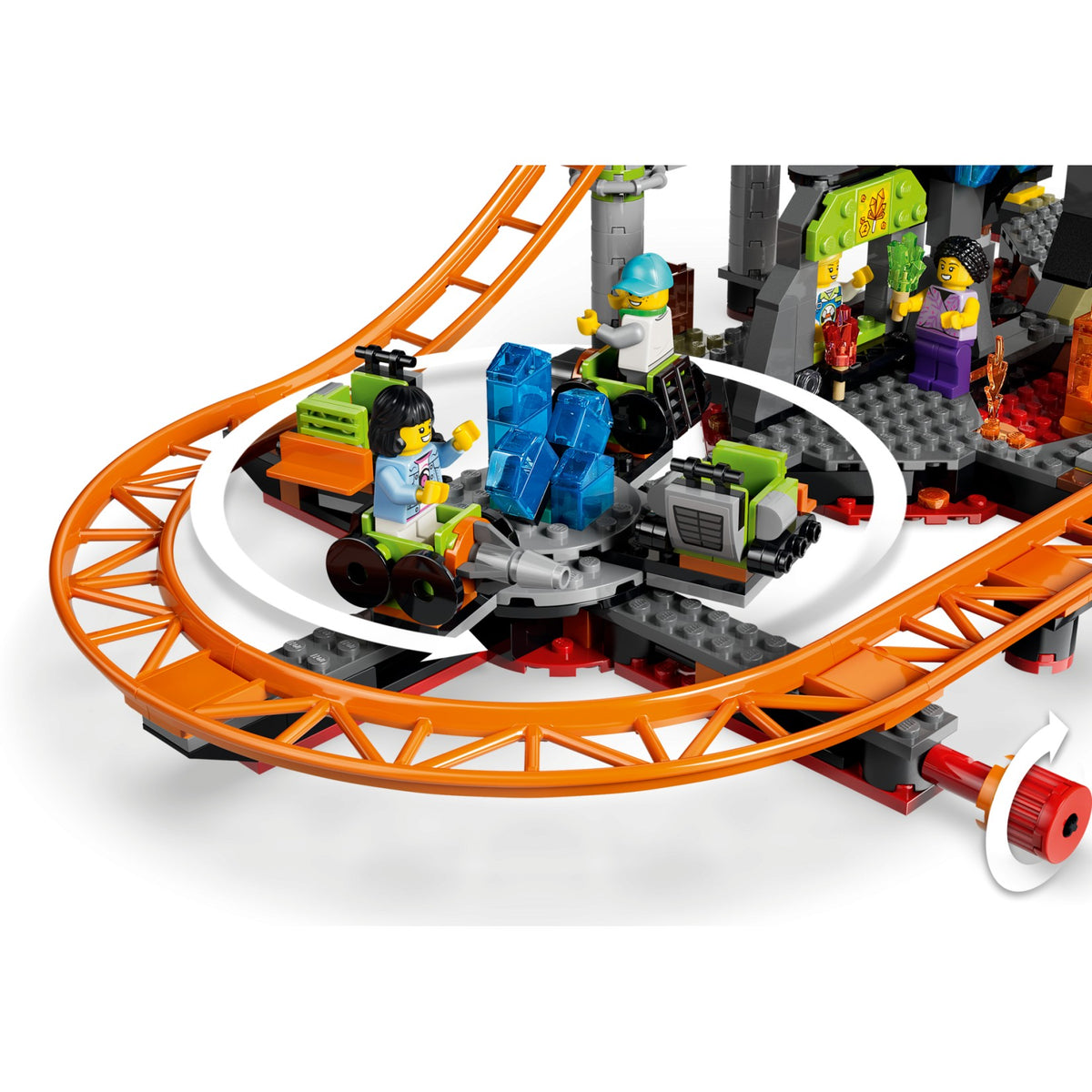 LEGO® 60501 Lava Land Roller Coaster Park - City