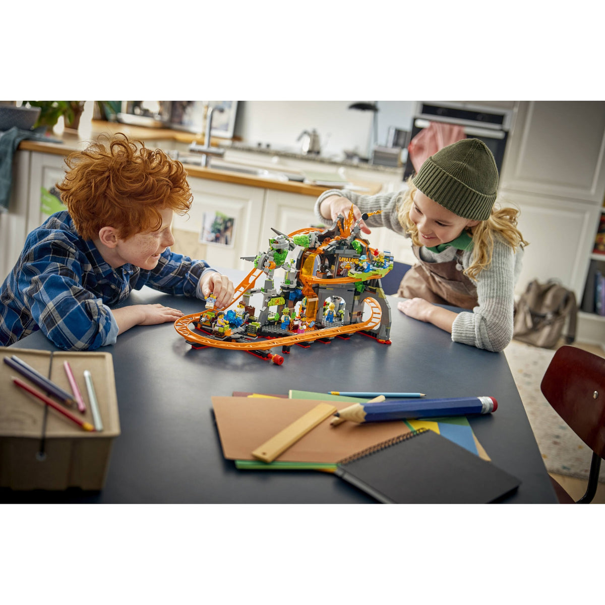 LEGO® 60501 Lava Land Roller Coaster Park - City