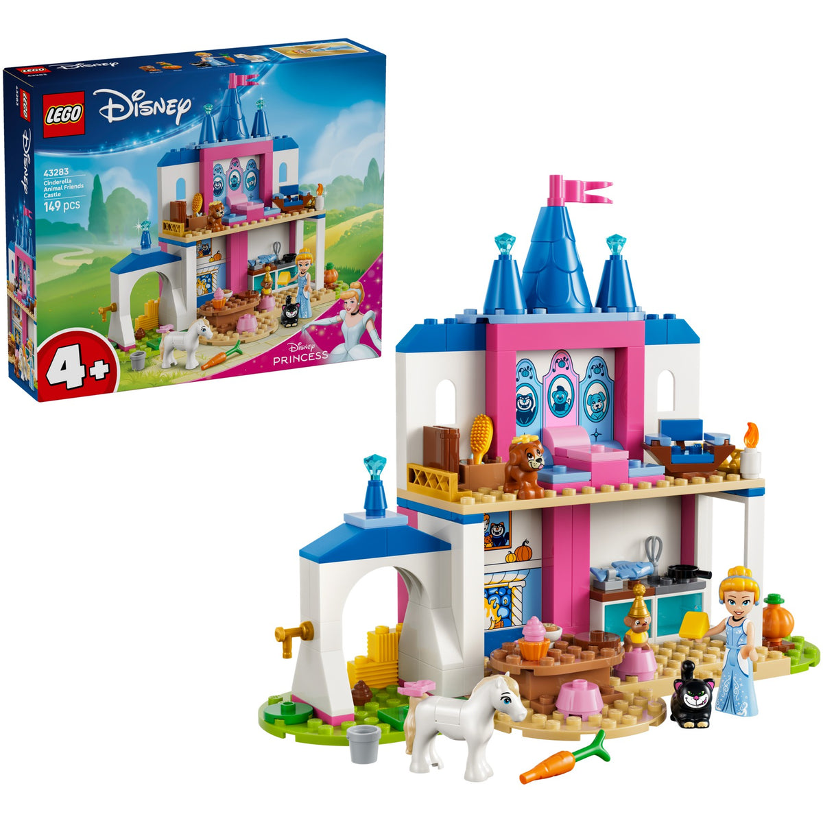 LEGO® 43283 Cinderella Animal Friends Castle - Disney 4+