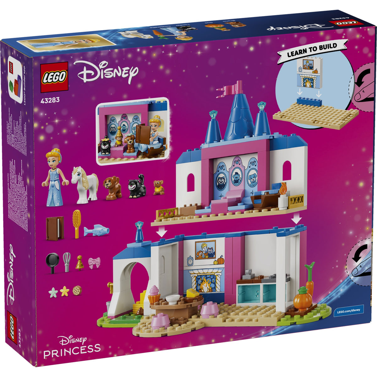 LEGO® 43283 Cinderella Animal Friends Castle - Disney 4+