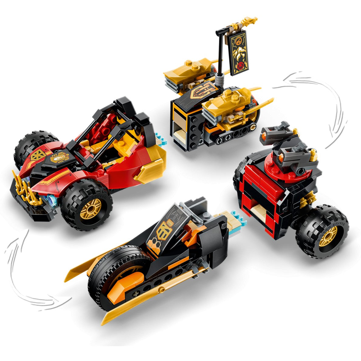 LEGO® 71864 Kai and Cole's Combiner Vehicles - NINJAGO®