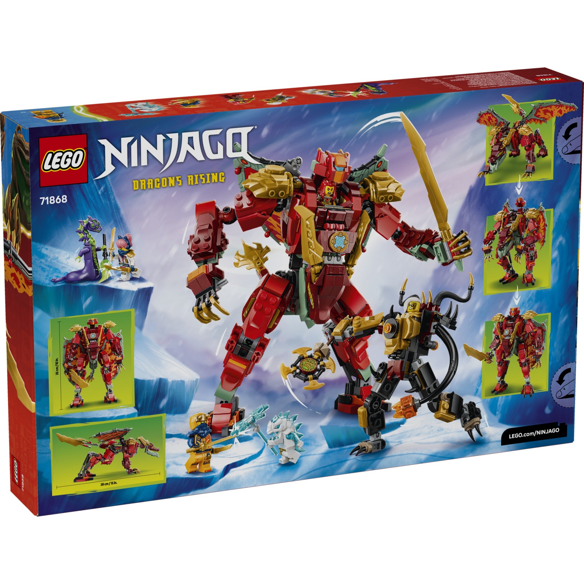 LEGO® 71868 Wyldfyre's Transforming Dragon Mech - NINJAGO®