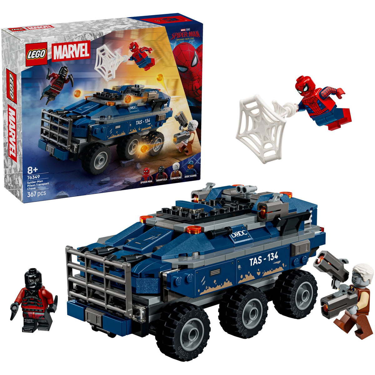 LEGO® 76349 Spider-Man Prison Transport Chase - Marvel Super Heroes