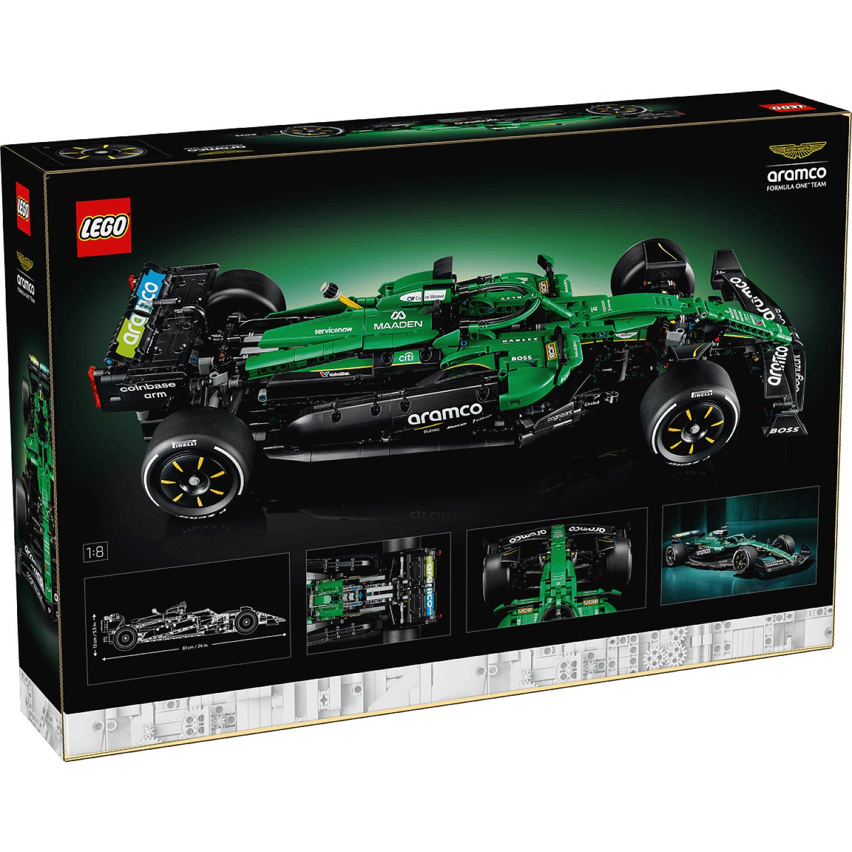 LEGO® 42240 Aston Martin Aramco AMR25 F1® Car - Technic