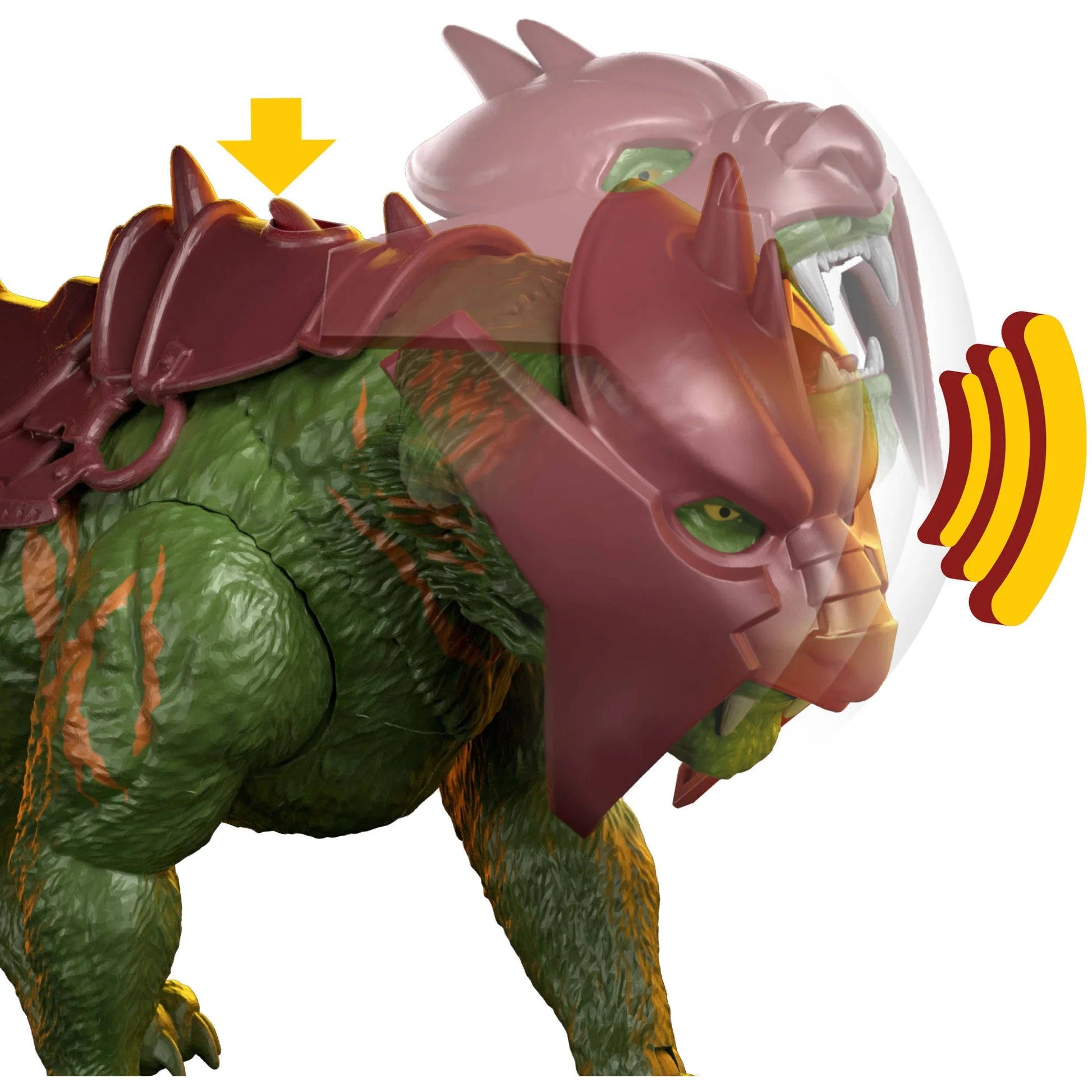 Masters of the Universe - 2026 Movie Battle Cat Creature Figure with Chomp & Roar 5.5-Inch