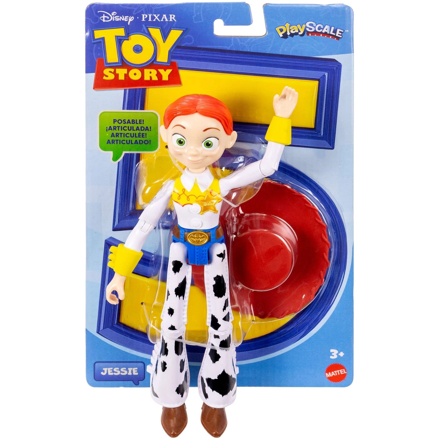 Disney Pixar - Toy Story 5 Jessie Action Figure 8.8-inch Tall Cowgirl 12 Posable Joints - Mattel