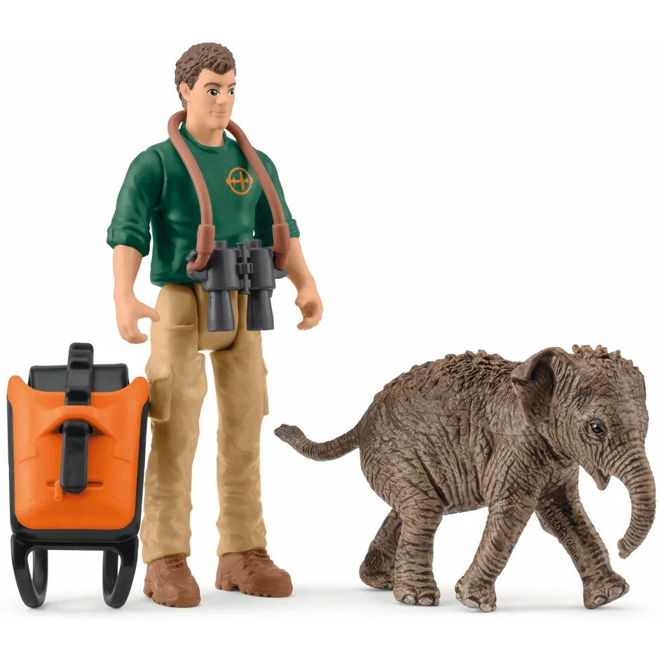 Schleich - Researcher On An Excursion Figurine Playset