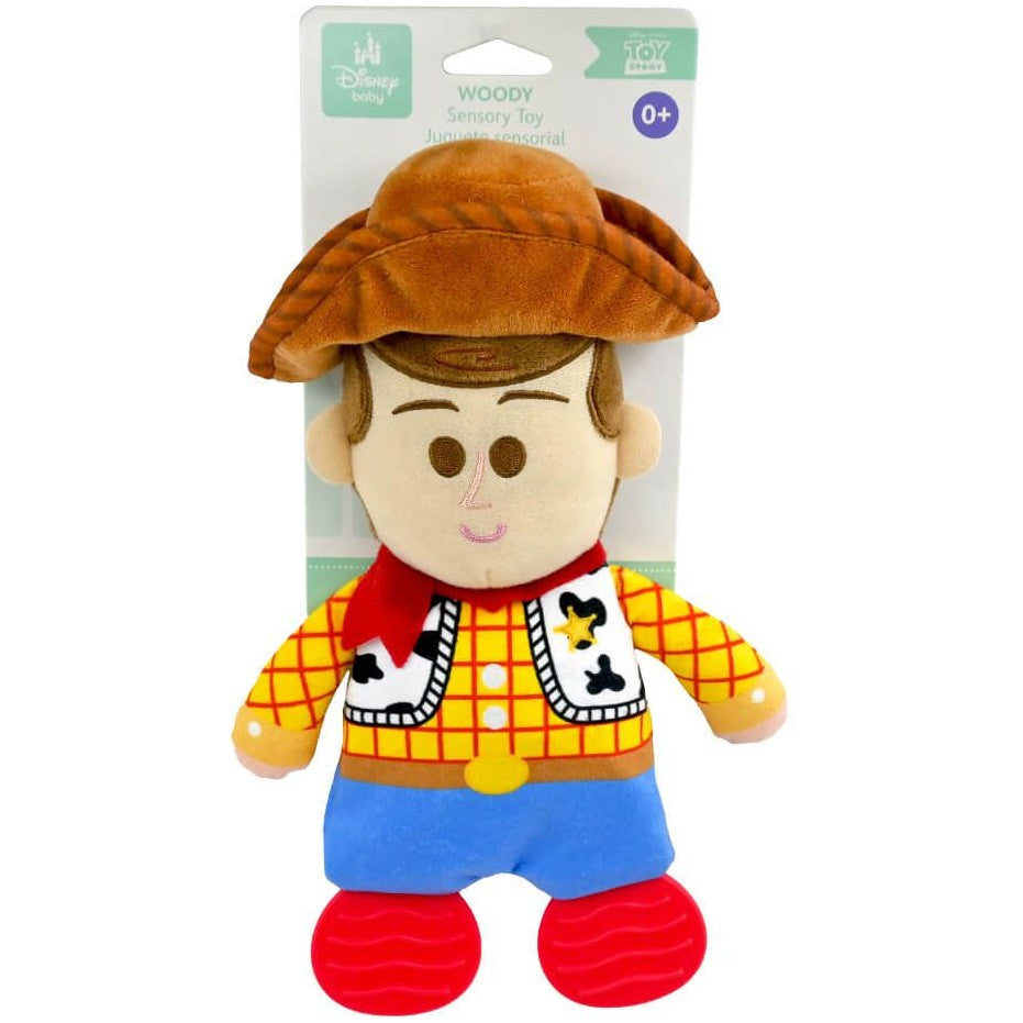 Disney Baby -  - Toy Story Woody Sensory Toy with Teether Feet - Jasnor