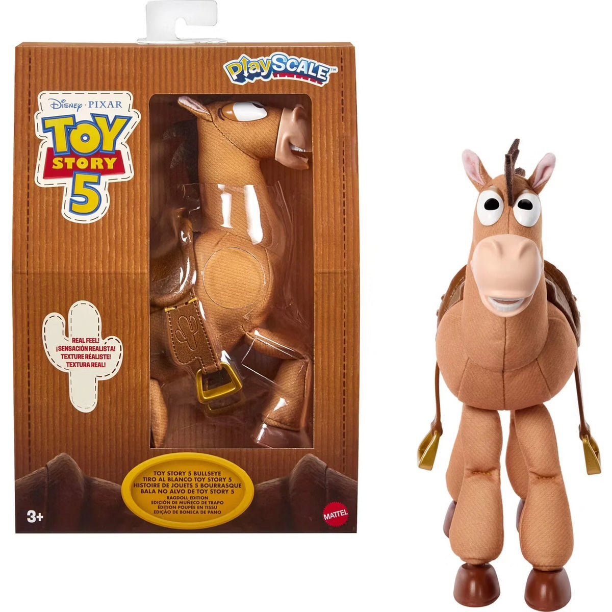 Disney Pixar - Toy Story 5 Bullseye 7-Inch Ragdoll Edition Figure - Mattel