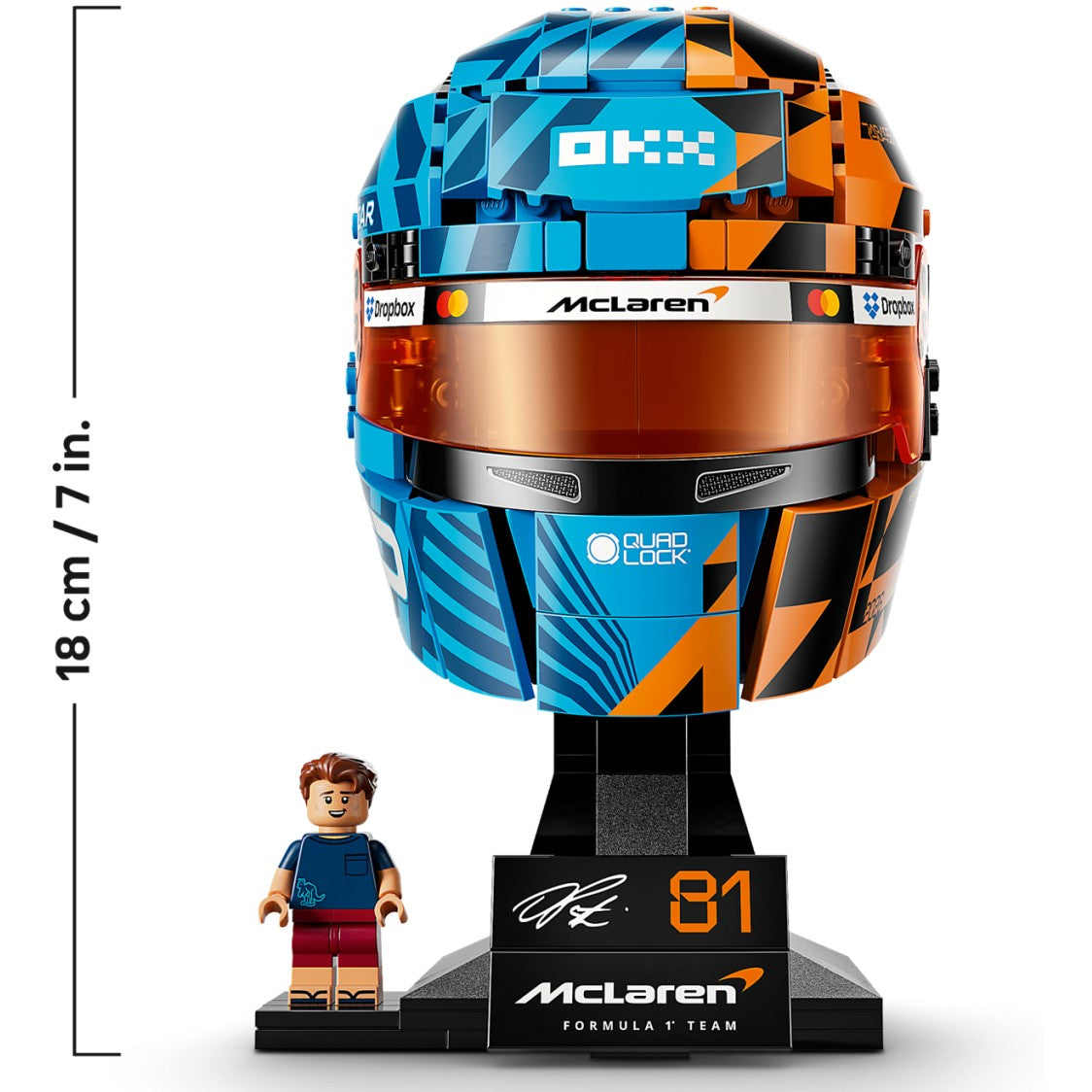LEGO® 43017 McLaren Mastercard F1 Team Oscar Piastri Helmet - Editions