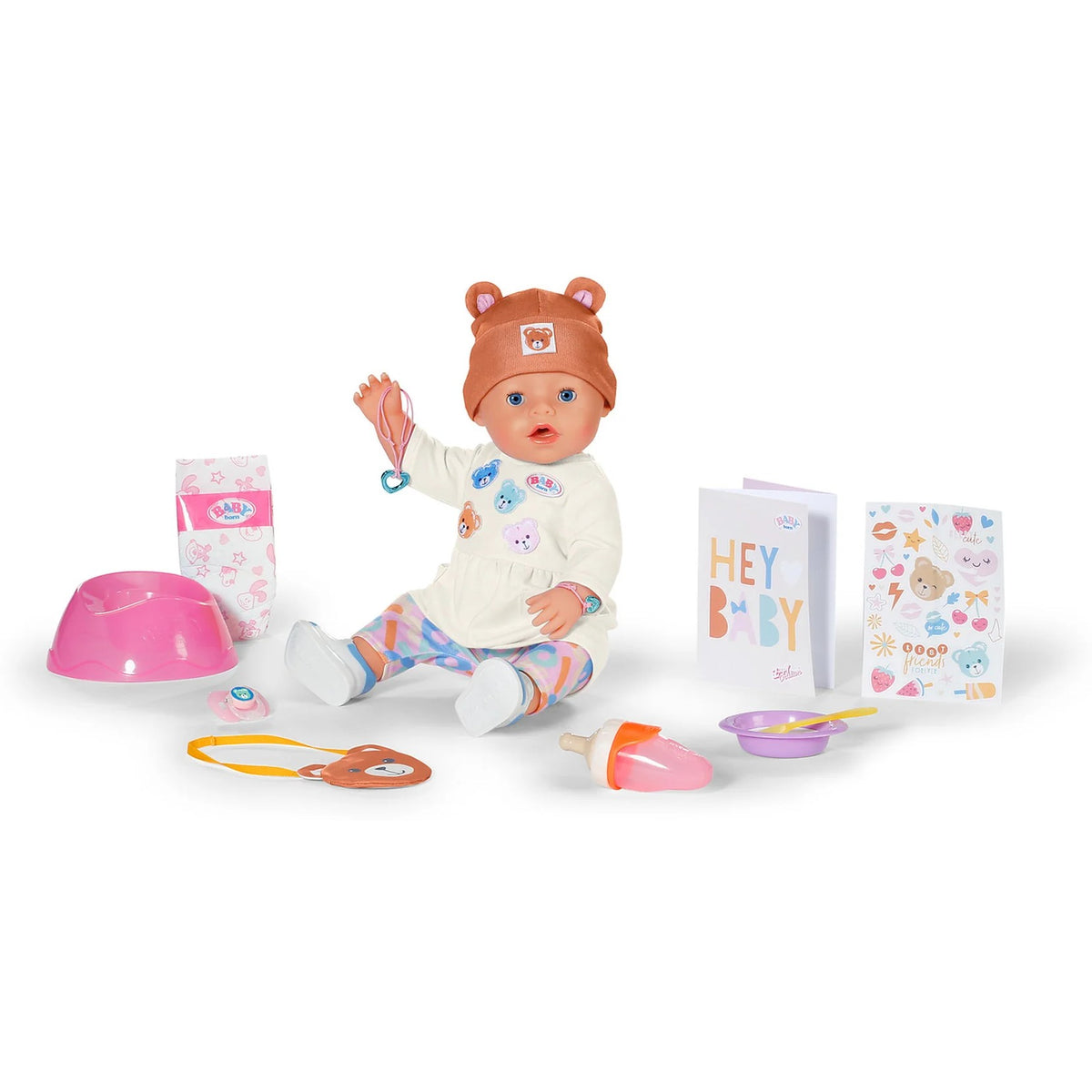BABY born - Emma in Teddy Style 43cm Baby Doll & Accessories