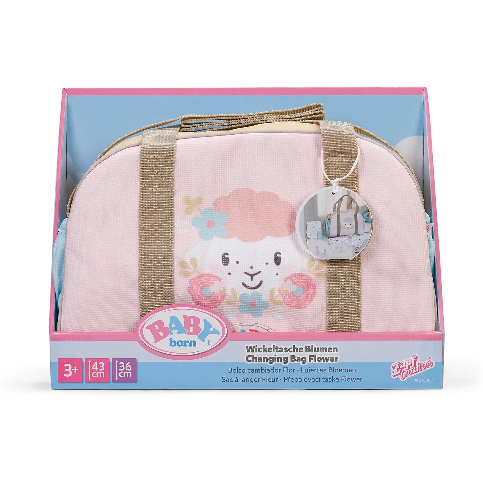 BABY born - Flower Changing Bag Doll Accessory Set