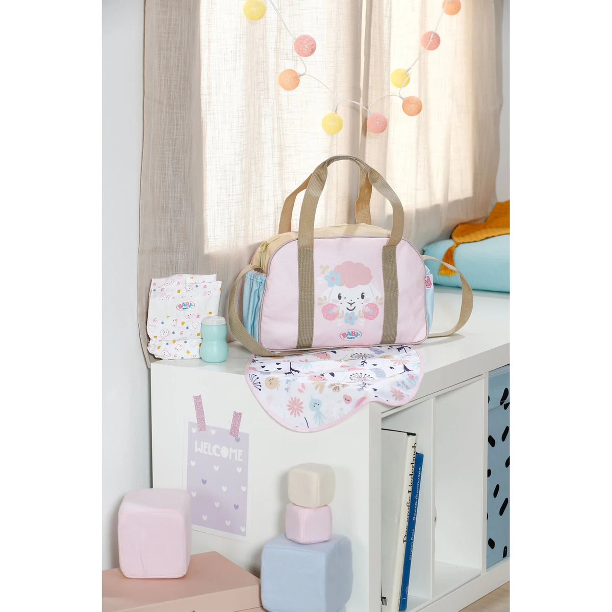 BABY born - Flower Changing Bag Doll Accessory Set