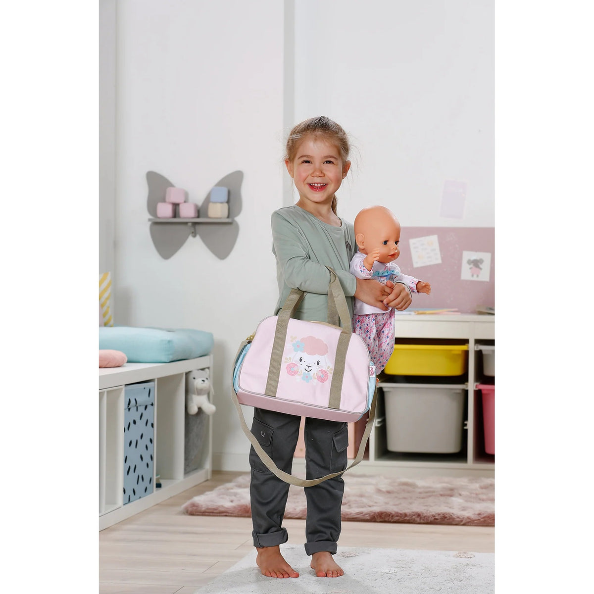 BABY born - Flower Changing Bag Doll Accessory Set