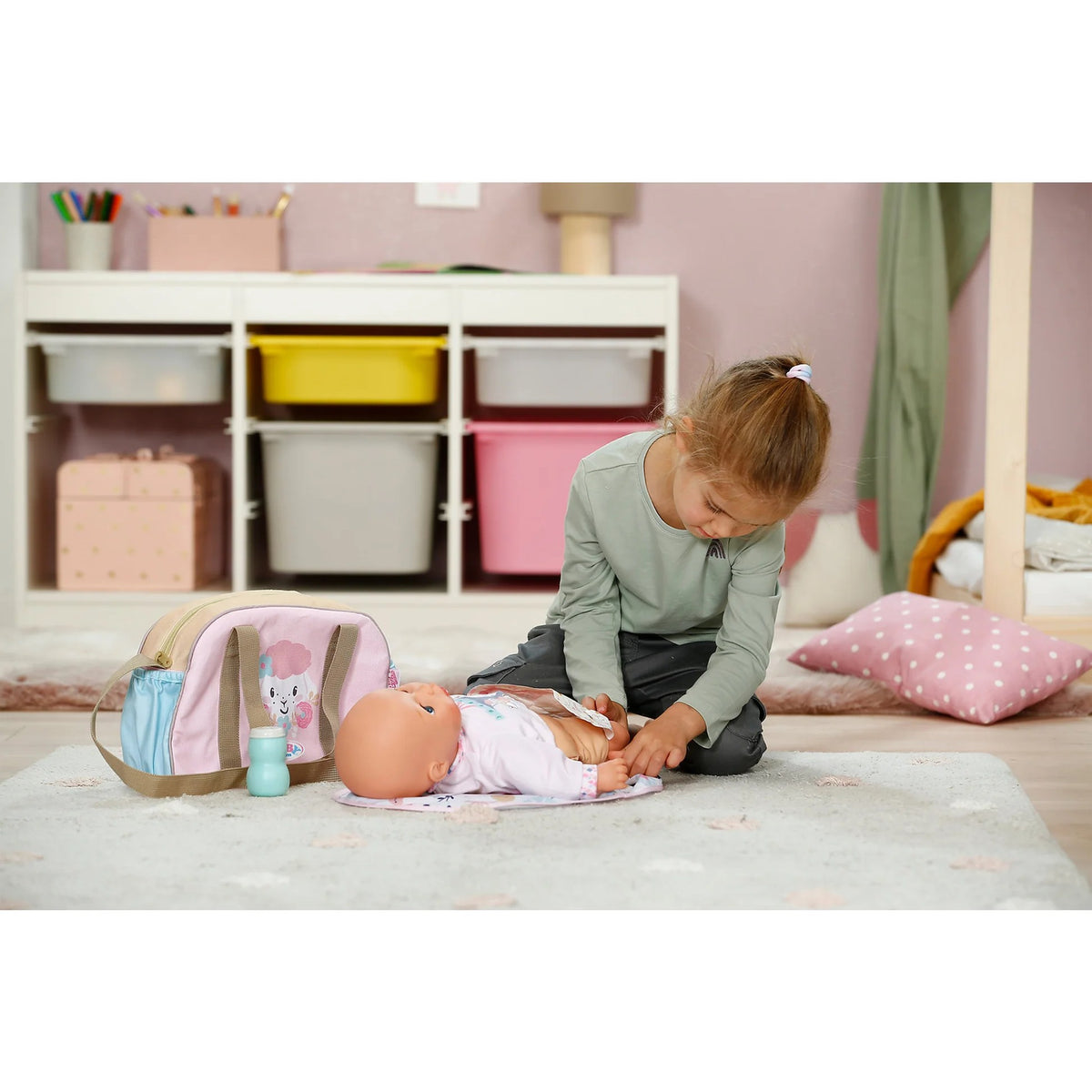 BABY born - Flower Changing Bag Doll Accessory Set
