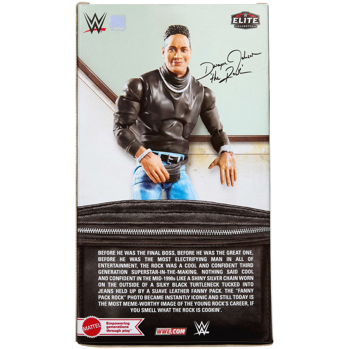 WWE - Elite Collection The Fanny Pack Rock Action Figure 6-Inch - Mattel