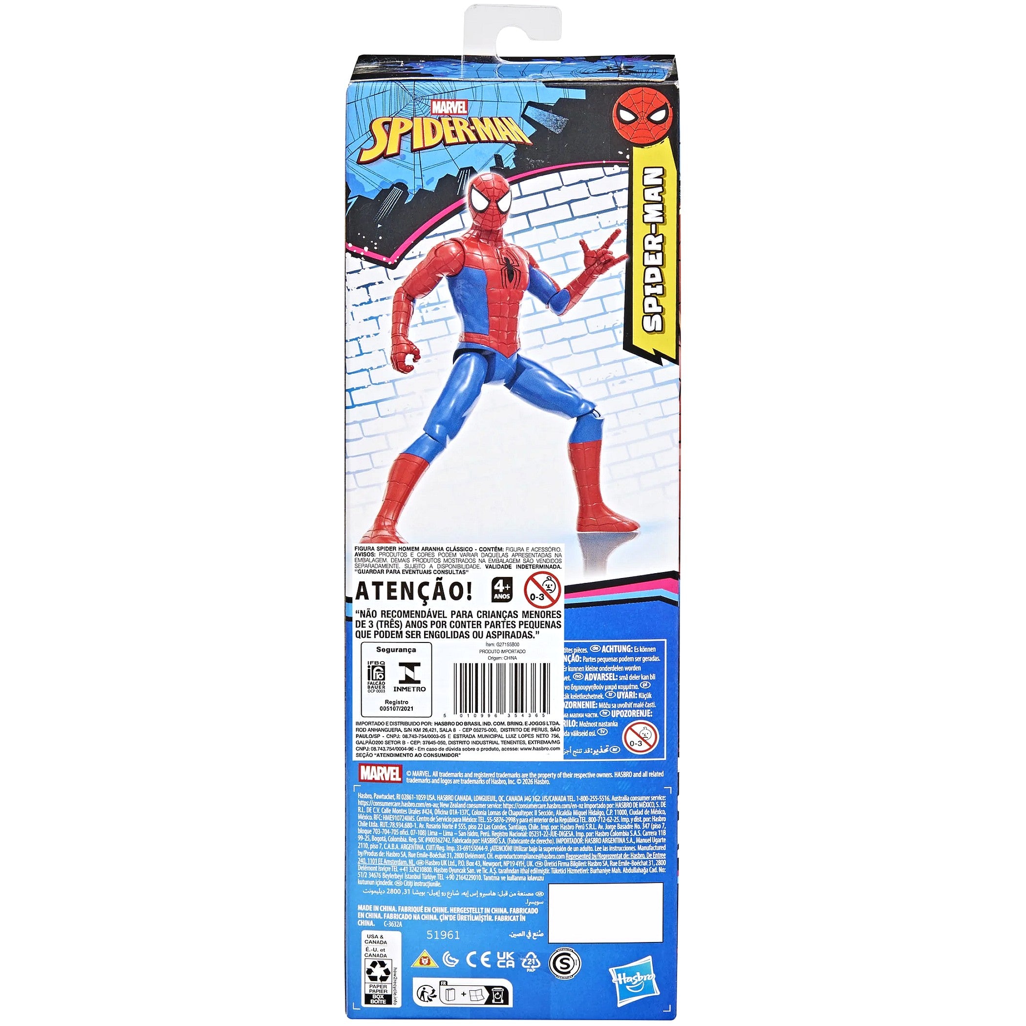 Spider-Man - Titan Series Marvel Spider-Man Figure - Hasbro
