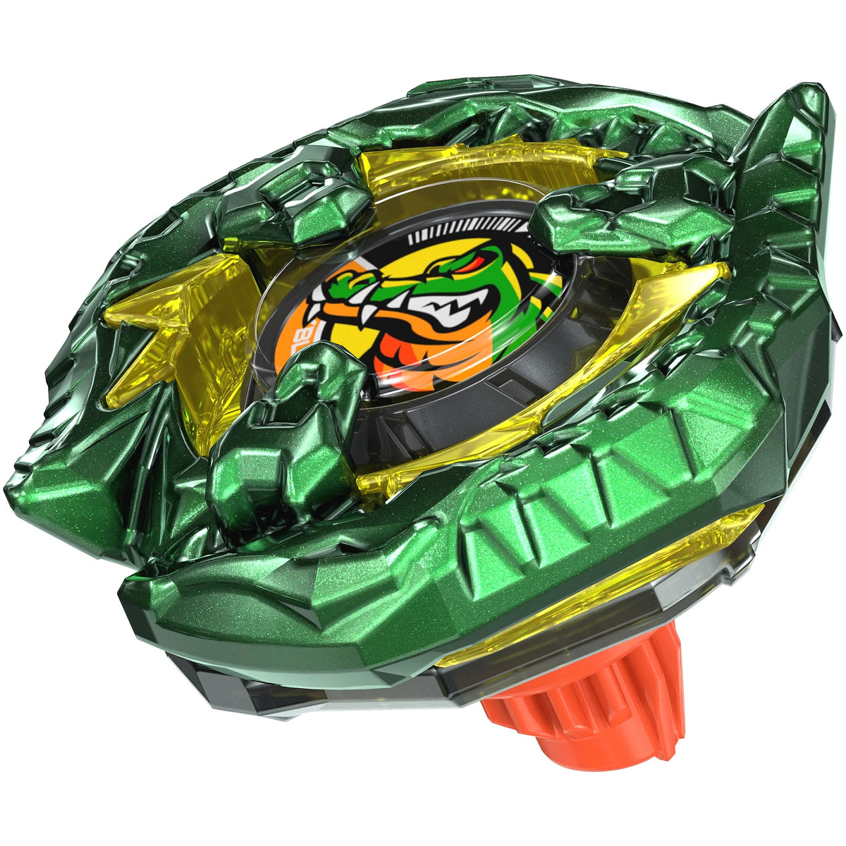BEYBLADE X - Bite Croc 2-60Q Deluxe String Launcher & Custom Grip Set - Hasbro