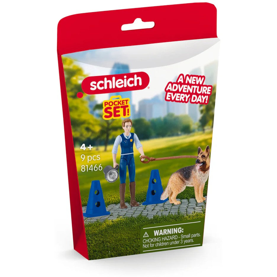 Schleich - Police & German Shepherd Operation Pocket Playset