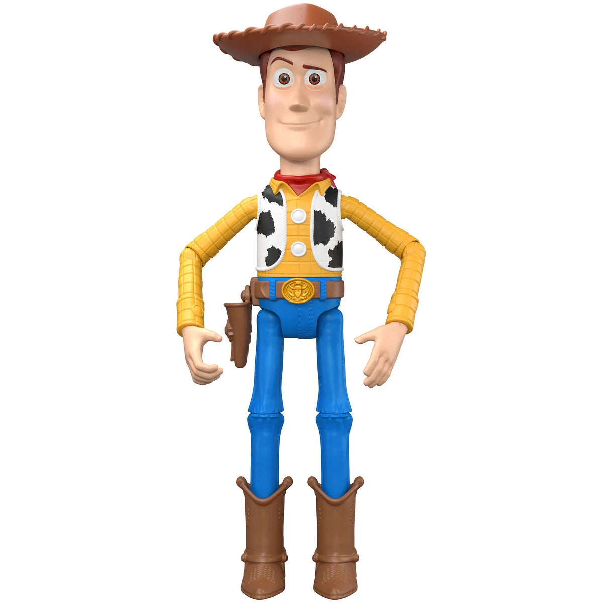 Disney Pixar - Toy Story 5 Woody Figure 12-inch Tall Sheriff 14 Posable Joints - Mattel