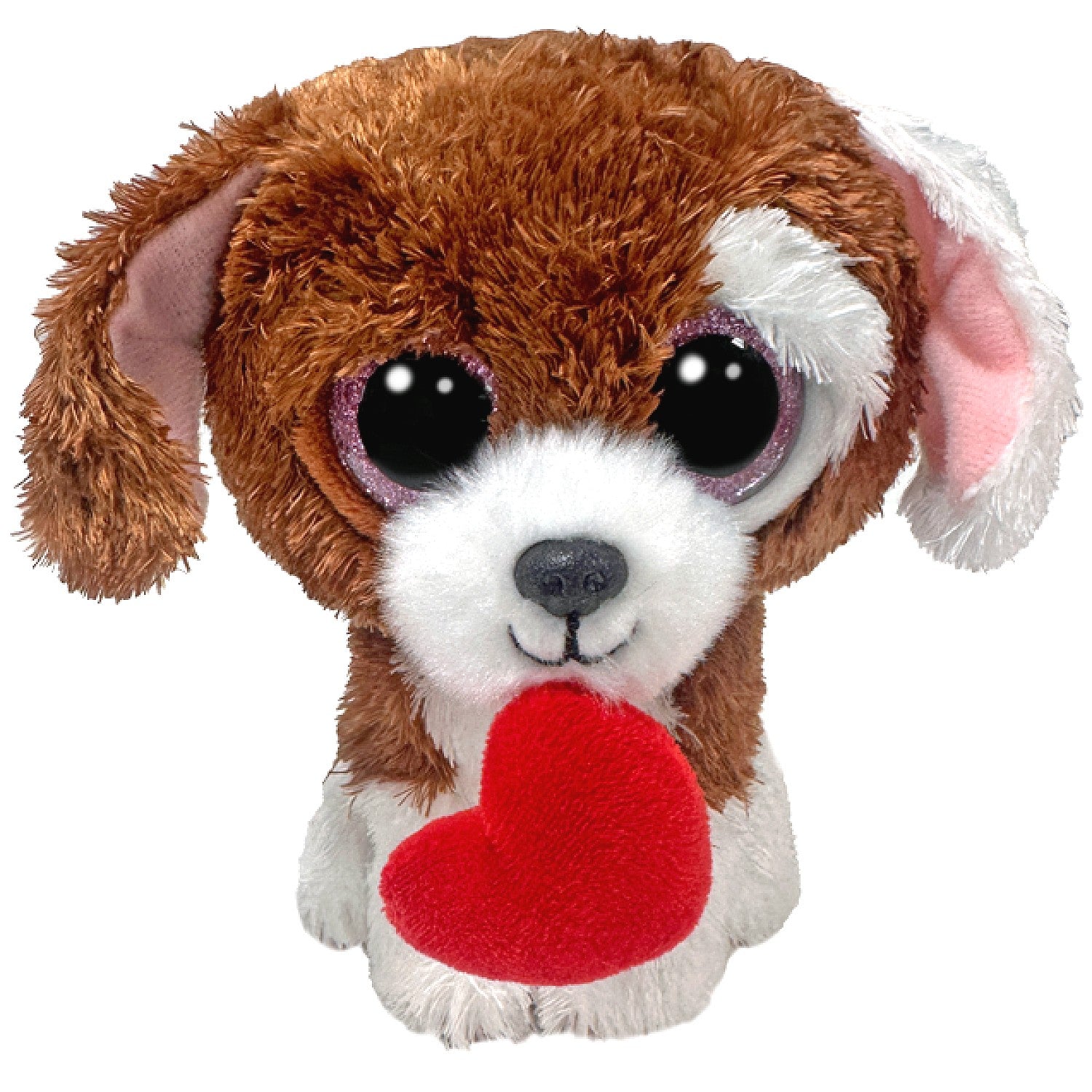 Ty - Beanie Boos Cuddles Puppy with Heart Small 6-inch Plush
