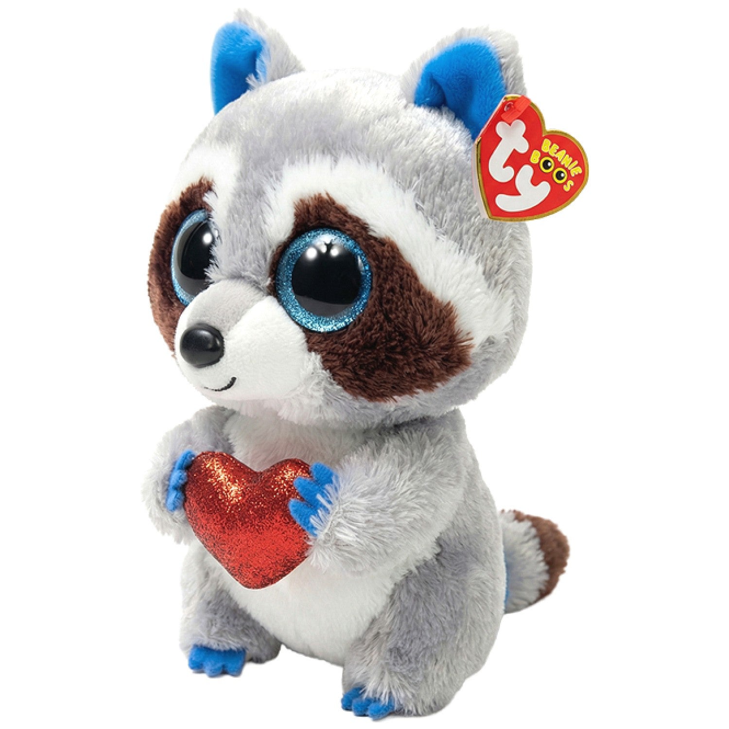 Ty - Beanie Boos Thief Raccoon with Heart Small 6-inch Plush