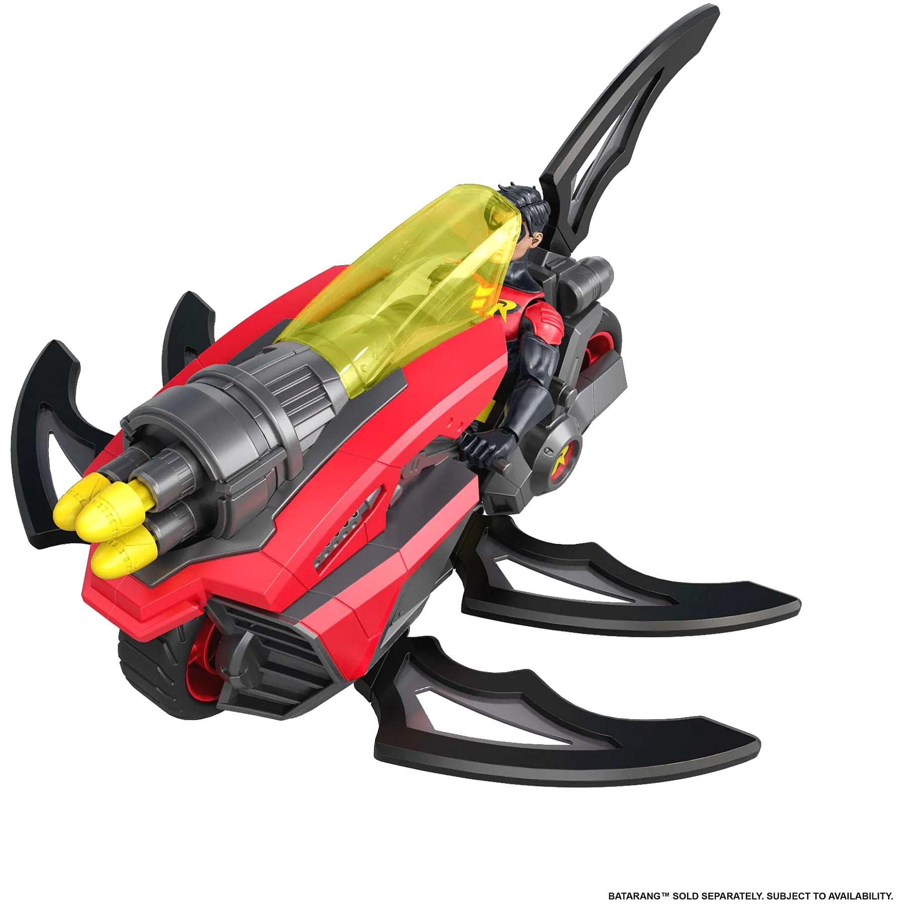 DC - Premier 6.5 Inch Action Figure - Robin Cycle with Projectile Launch - Mattel