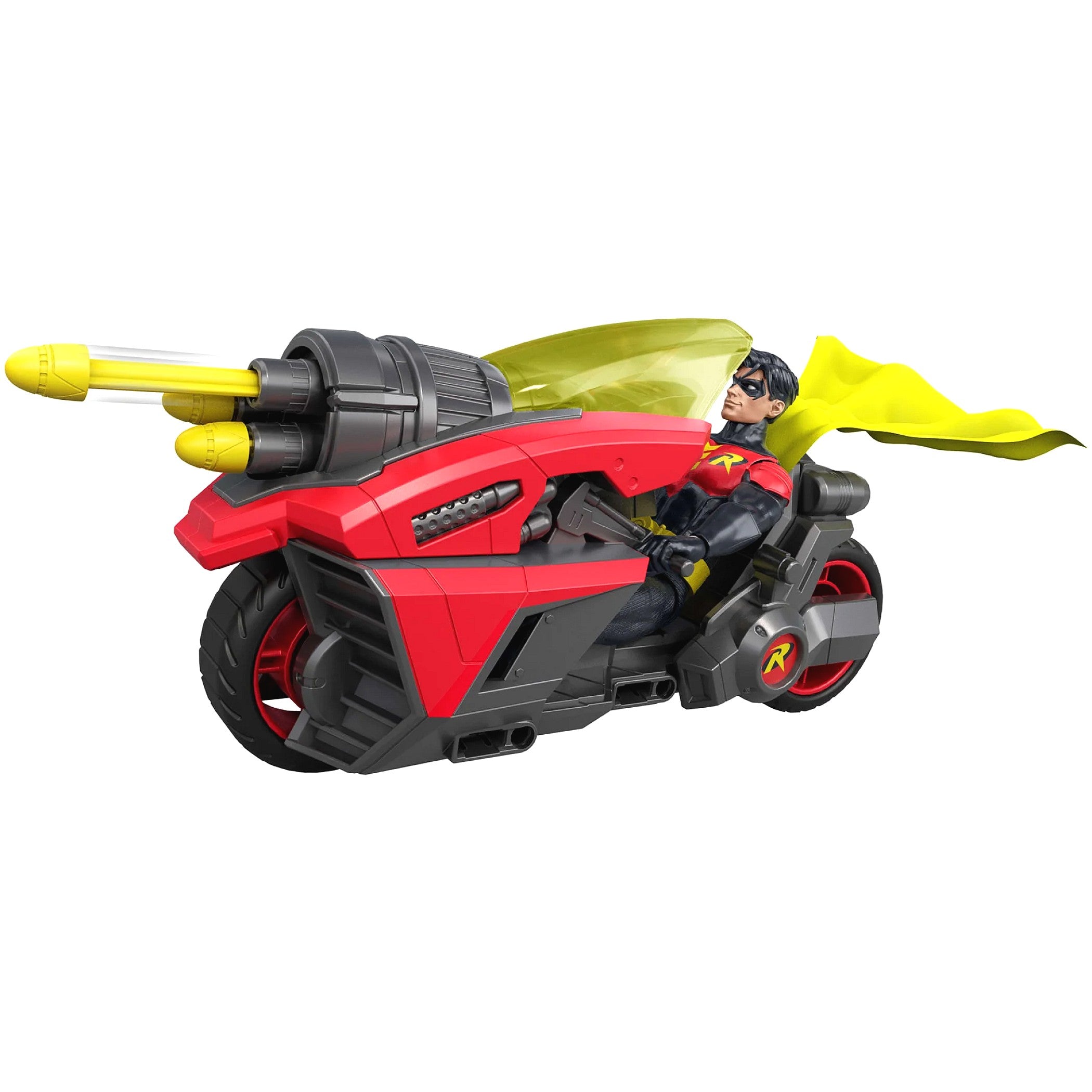 DC - Premier 6.5 Inch Action Figure - Robin Cycle with Projectile Launch - Mattel