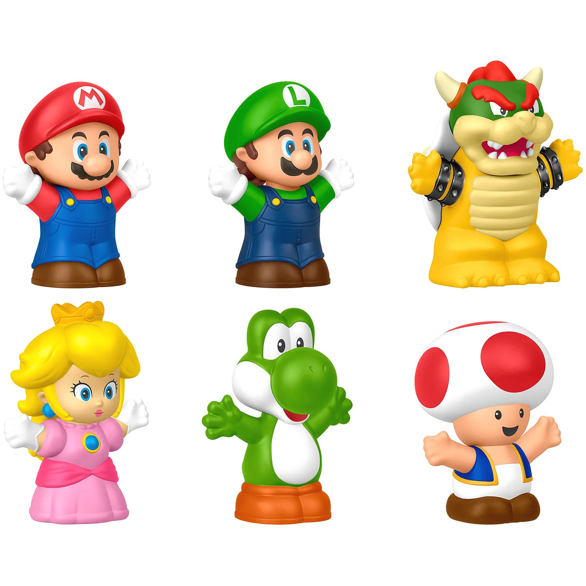 Fisher-Price - Little People My Mario Figure 6-Pack - Mattel
