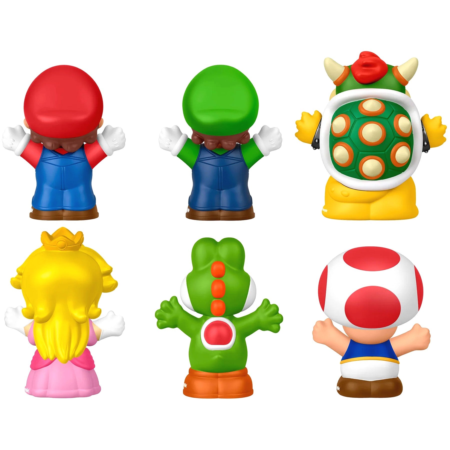 Fisher-Price - Little People My Mario Figure 6-Pack - Mattel