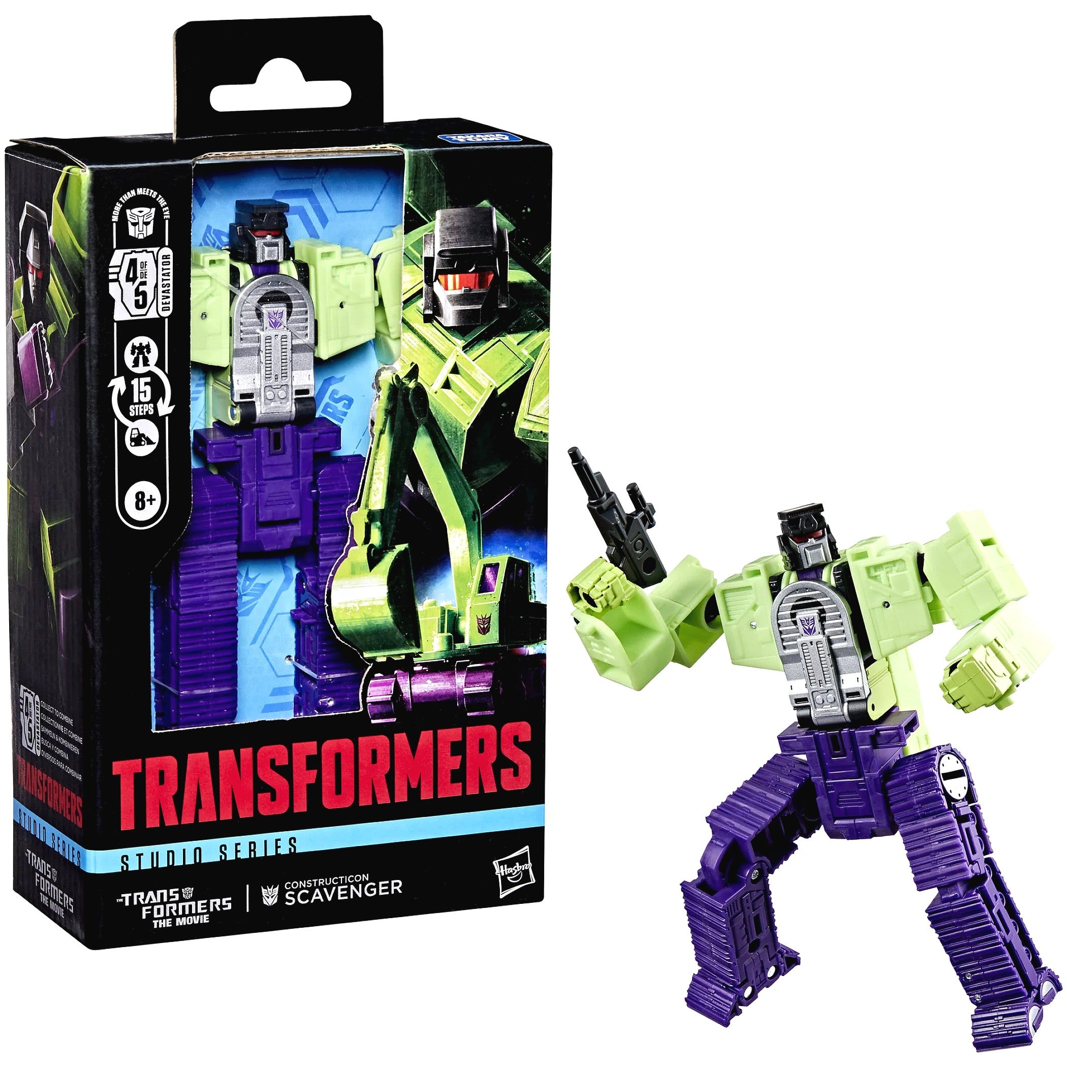 Transformers - Studio Series Deluxe Class The Transformers: The Movie Constructicon Scavenger - Hasbro