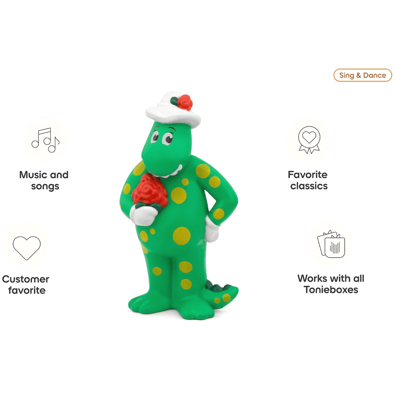 Tonies - The Wiggles: Dorothy The Dinosaur Tonie Audio Character (Toniebox not Included)