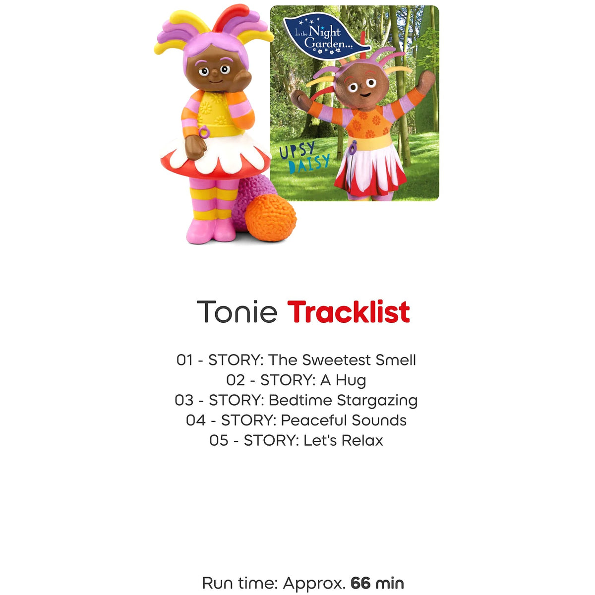 Tonies - In the Night Garden - Bedtime with Upsy Daisy Tonie Audio Character (Toniebox not Included)