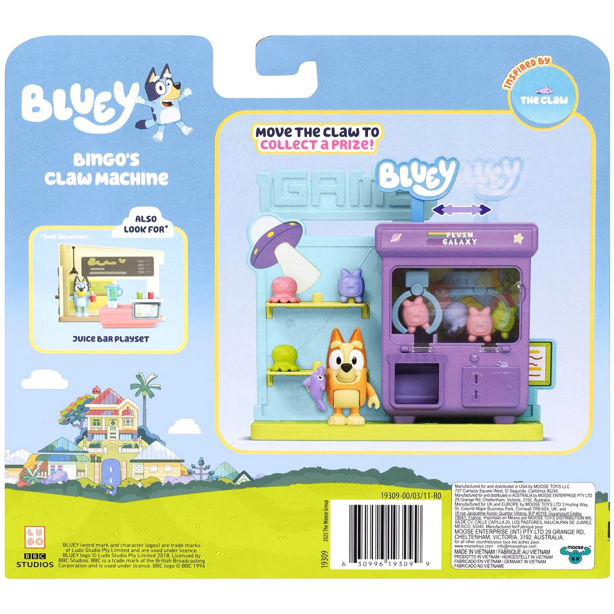 Bluey - Mini Playset Claw Machine