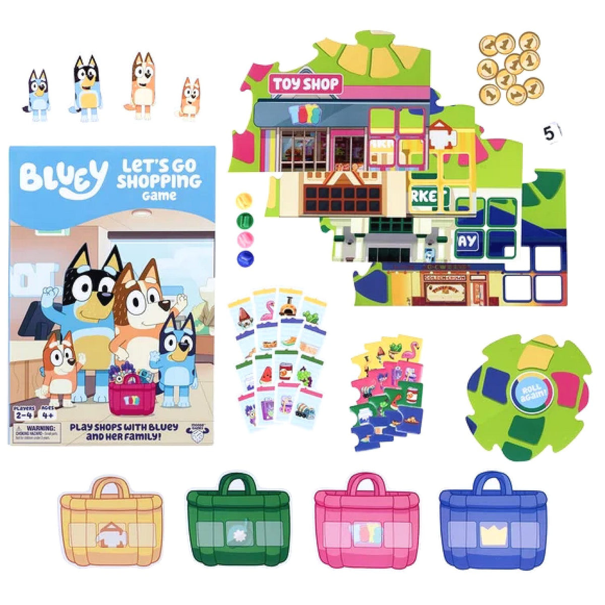 Bluey - Let's Go Shopping Game