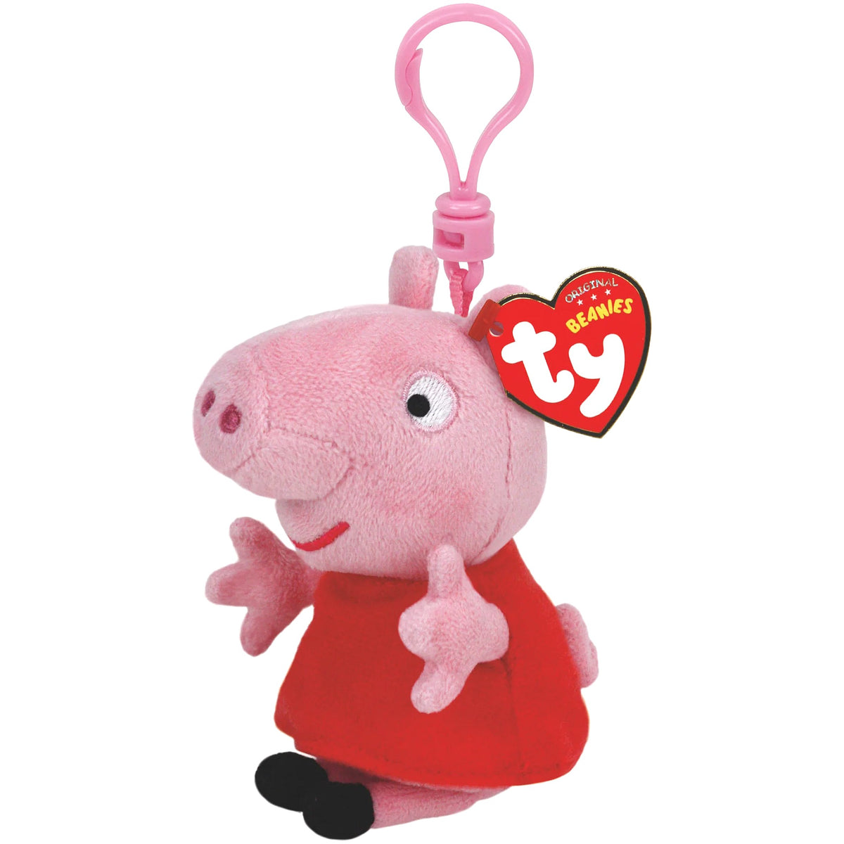 Ty - Beanie Babies Clip Peppa Pig 5-inch Push